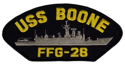 US Navy USS BOONE FFG-28 PATCH - Veteran Owned Business