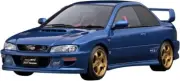 ignition model 1/18 SUBARU Impreza WRX Type R STi Version V (GC8) IG3540 Blue