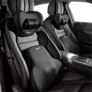 Car Neck Pillow Lumbar Support Seat Headrest Support Adjustable Back Pilllow Pad