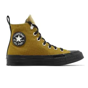 【CONVERSE】帆布鞋 Chuck 70 GTX HI 防水 土黃 黑 男鞋 女鞋 高筒 1970 休閒鞋(A05565C)