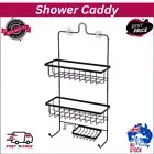 Shower Caddy Bathroom Storage Rack Holder Organiser Hanging Bath Shelf Black Au