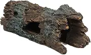 AIMALL Reptile Climbing Cave and Hiding Shelter, 6.29 x 1.96 Inch / 9.44 x 2.36 Inch, Tree Bark Hole Design, Ideal for Lizards, Turtles, Spiders, and Scorpions, Durable and Natural Decoration