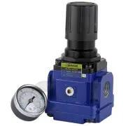 3/4" Female NPT Compressed Air In Line Regulator with 2" Air Compressor Gauge
