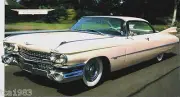 1959 CADILLAC SERIES 62/DEVILLE SPEC SHEET/Brochure