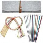 12 Tunisian Crochet Hook with Cable 11 Long Aluminum Afghan Hook Needle Set