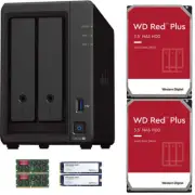 Synology DS723+ 8GB RAM 800GB Cache 12TB (2x6TB) of WD RED PLUS Drives