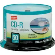 Staples 50 Blank Cds