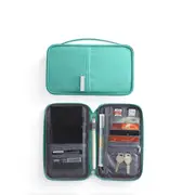 Waterproof Passport Holder Travel Document Wallet RFID Bag Family Case Organizer - Tiffiny Blue