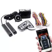 Car Keyless Entry Engine Start Alarm System Push Button Remote Start Stop Kit (for: Audi)