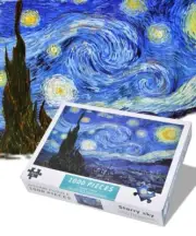 Van Gogh Starry Night 1000 Pieces Jigsaw Puzzle Children's Jigsaw Toys Gifts