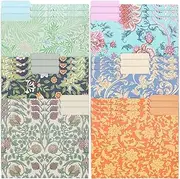 EOOUT 18pcs Floral File Folders Letter Size, Decorative File Folders for Documents with 1/3 Tabs Manila 9.5x11.5 Inches William Morris Patterns for Notes Office School Home