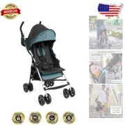 Slate Grey 3D Mini Umbrella Stroller with Easy Fold & Padded Safety Harness