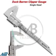Dental Duck Barren Caliper Measuring Single Head Gauge Orthodontic Instruments
