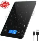 Digital Kitchen Scale 10kg/22lb Food Scale 1g/0.1oz Waterproof Glass Platform AU