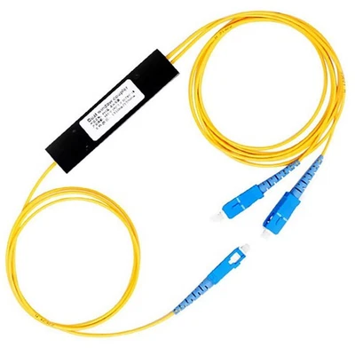 Ftth SC UPC 1X2 Fiber Optical Splitter Coupler Cable FBT Signalmode Module