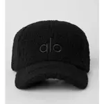 ALO YOGA 品牌LOGO刺繡  毛毛雪帕棒球帽  MICRO SHERPA OFF-DUTY CAP