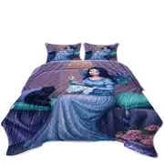 Fantasy Art Ariadne Princess Cat Fairy Coverlet
