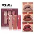 6ML*3 Matte Lip Lacquer Set Velvet Matt Lipstick E4T4