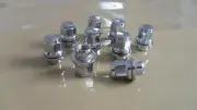 25 Chrome Toyota/Lexus Style Wheel Lug Nuts Set Mag Seat