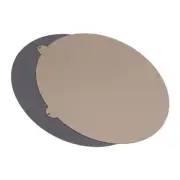 Round PEI Steel Plate Double Sided Flexible Spring Steel PEI Bed Plate 270mm