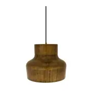 Alon Modern Classic Cord Drop Dome Pendant Light Lamp - Antique Brass