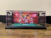 Patrick Mahomes Custom 2 Mini Helmet display case with LED lights - Chiefs