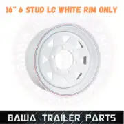 Sunraysia 16"- 6 STUD RIM - White Trailer Wheel