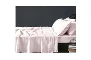 100% Linen Blush Sheet Set by Vintage Design Homewares