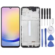 For Samsung Galaxy A25 SM-A256B LCD Screen with Frame, Not Supporting Fingerprint Identification