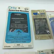 Dritz Sewing Embroidery Yarn and Beading Needles 6 Packs