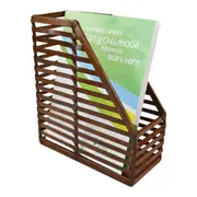 Leatherkart Leather Magazine Holder - Tan