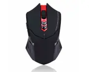 Wireless Gaming Mouse Breathing Backlit, 2 Programmable Side Buttons, 2000 DPI, Ergonomic Grips 7-Button Design