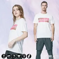 在飛比找momo購物網優惠-【MI MI LEO】品牌星空T恤-星空粉(#LOGO #L