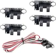 2/4pcs 3D Printer Optical Endstop Optical Switch Sensor photoelectric Light Control Optical Limit Switch Module with 1M Cable (Size : 4pcs)