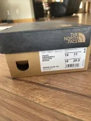 North Face Youth Thermal Traction Bootie, Size 12, Cave Blue Waves Print