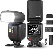 NEEWER Z880-N 2.4G i-TTL Camera Flash Speedlite for Nikon, Upgraded UI, Adjustable Modeling Lamp, TTL/M Quick Switch TCM Key, 76Ws Speedlight 1/8000s HSS 7.4V/2600mAh Battery 480 Full Power Flash