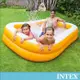 INTEX 桔色長方型游泳池229x147x46cm(600L)3歲+(57181)