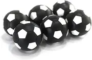 MOBUTOFU 12pcs Mini Table Soccer Balls Replacement for Standard Foosball Tables White and Black Design Fun Accessory for Home and Outdoor Games