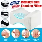 Knee Leg Pillow Memory Foam Sleeping Cushion for Side Sleepers Back Pain Relief
