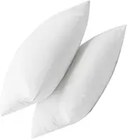 HIAKDOFT Sofa Pillow Filler Inserts 2 Pack Square Pillow Inserts Decorative Pillowcase Inner and Rebound