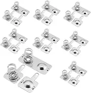 10Pairs Battery Springs AA Battery Negative to Positive Conversion Spring Contact Nickle Plated 12x12mm and 12x26.5mm