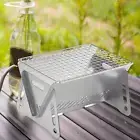 Barbecue Grill Camping Stove Desk Tabletop Fire Pit Burning Grill Folding Grill