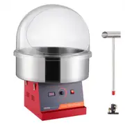 VEVOR Electric Cotton Candy Machine, 1000W Candy Floss Maker, Commercial Cotton Candy Machine with Cover, Stainless Steel Bowl, and Sugar Scoop, Perfe