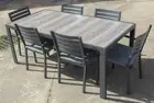 Sandringham 7 piece Outdoor Setting - Ceramic top table with 6 Mornington Chairs