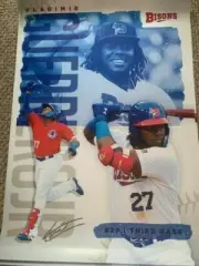 Vladimir Guerrero Jr. Buffalo Bison Poster 24 x 36 Toronto Blue Jays Rookie SGA