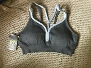 Women's C9 Champion - Seamless Strappy Cami Sports Bra Size: XS Military Blue