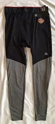 Mens RBX Training Tights Compression Black Gray Size Medium Nwt $58