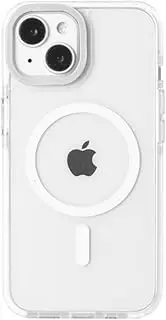 3sixT Impact Zero Protective Case for iPhone 14, Clear/White