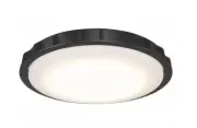 Commercial Electric 1600Lumen LED HighVelocity Matte Black Ceiling Fan Light Kit