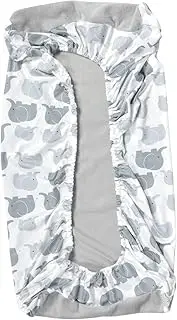 TOYANDONA Changing Pad Cover Cradle Cover Bassinet Change Mat Cartoon Changing Table Pads Changing Tables Changing Table Covers Twin Bassinet Wipeable Grey Knitted Fabric